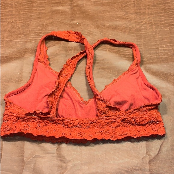 Orange cross back bralette - Picture 2 of 3